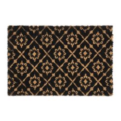 Durų kilimėlis 60x40 cm., juodos/šviesiai rudos spalvos