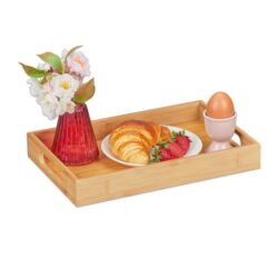 Padėklas 4x30x20cm., šviesiai rudos spalvos