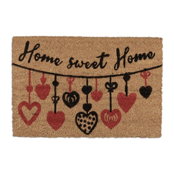 Durų kilimėlis "Home sweet home" 60x40 cm.