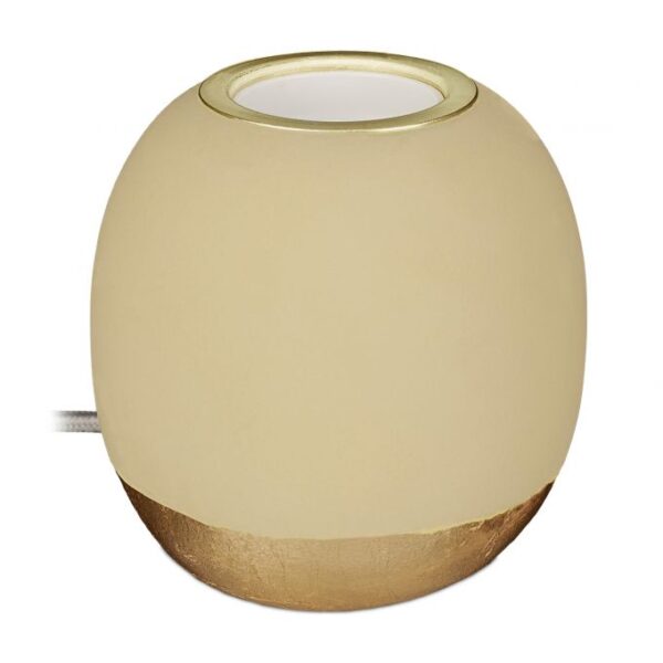 Stalinis šviestuvas 9x9cm., smėlio/auksinės spalvos