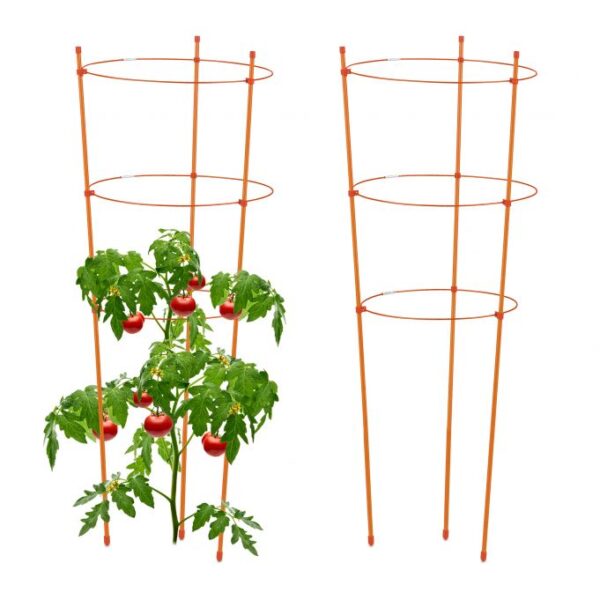 Rinkinys iš 2 sodo grotelių 3x30x78cm., oranžinės spalvos