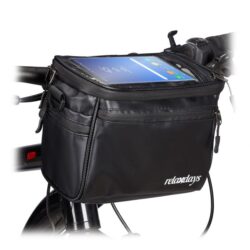 Dviračio krepšis 18x28x15cm., juodos spalvos
