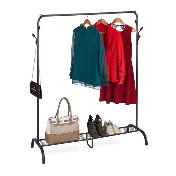 10039966_46_1_cf4ac080b7e4e0b27eb7ca51e8d87689.jpg Drabužių kabykla su lentyna 145x132x44cm., juodos spalvos