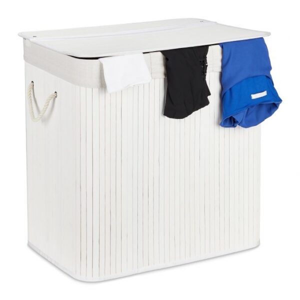 10041530_49_1_adc86b4fd17def039ad020ceadb0750b.jpg Skalbinių krepšelis 62x62,5x42,5cm, 40L., baltos spalvos