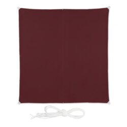 Kvadratinis tentas nuo saulės 350x350cm., tamsiai raudonos spalvos