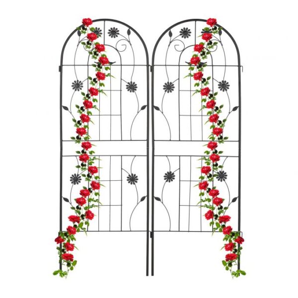 10041671_0_1_766f5250ec46a32427bc313a71ae272f.jpg Rinkinys iš 2 sodo grotelių 150x50x1,5cm., juodos spalvos