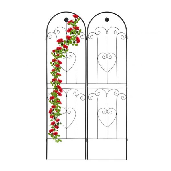 10041748_0_1_86cda61bd184b185f506fdad5580b76f.jpg Rinkinys iš 2 sodo grotelių 180x50x2,5cm., juodos spalvos