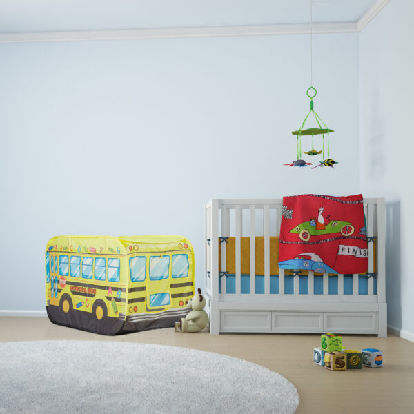 Nursery room with crip