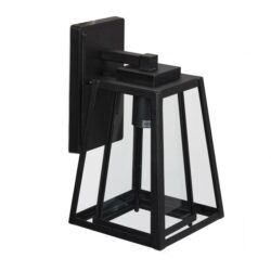 Sieninis lauko šviestuvas 31x17x29cm., juodos spalvos