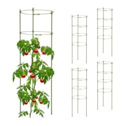 Rinkinys iš 5 sodo grotelių 90x28cm., žalios spalvos