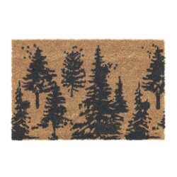 Durų kilimėlis "Miškas" 60x40 cm., šviesiai rudos/juodos spalvos