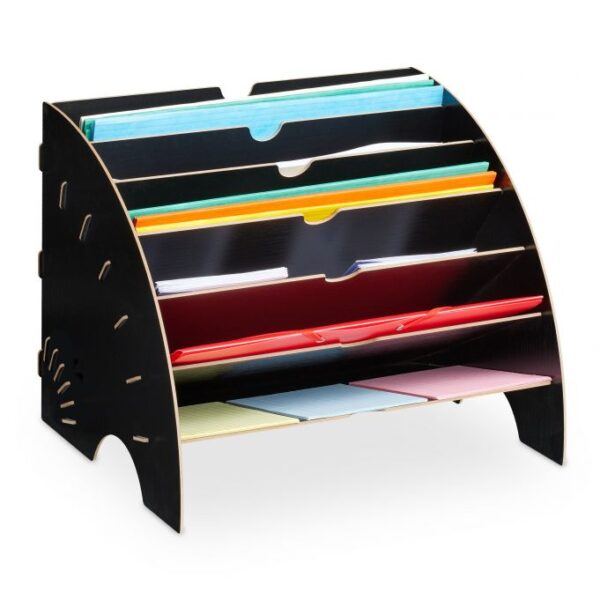 Dokumentų stovas 27x34x27 cm., juodos spalvos