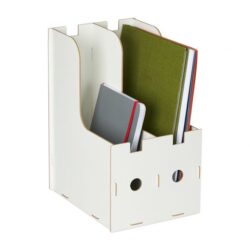 Dokumentų stovas 32x18,5x24 cm., baltos spalvos