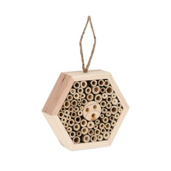 Vabzdžių viešbutis 15x17x5cm., šviesiai rudos spalvos