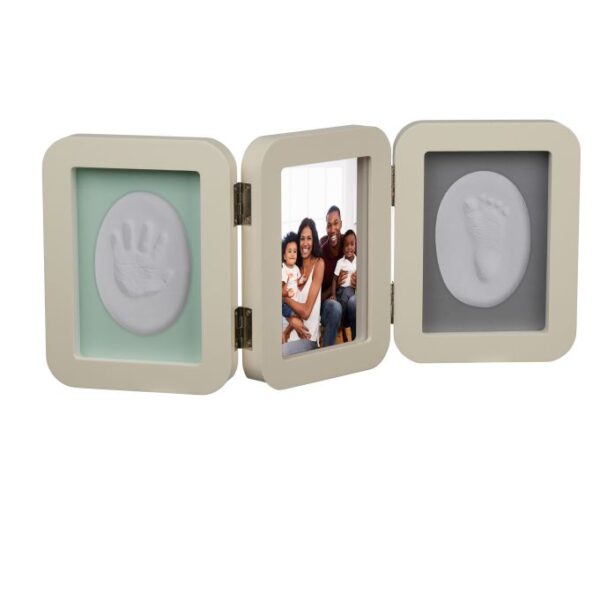 Paveikslų rėmelis su gipsu 21x49x2,5cm., kreminės spalvos