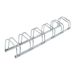 Dviračių stovas 6 vietų 27x163,5x33cm., sidabrinės spalvos