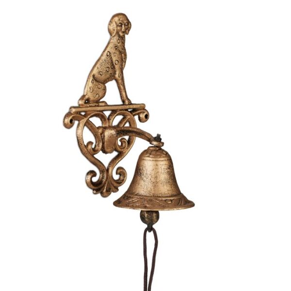 Durų varpas 25x14x15cm., auksinės spalvos