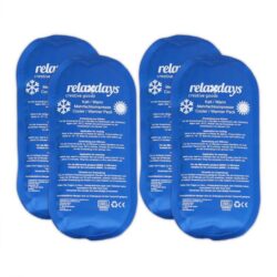 Rinkinys iš 4 šaldymo elementai 1,5x13x28cm., mėlynos/baltos spalvos