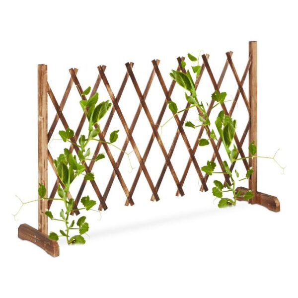 Sodo grotelės 73x28cm., rudos spalvos