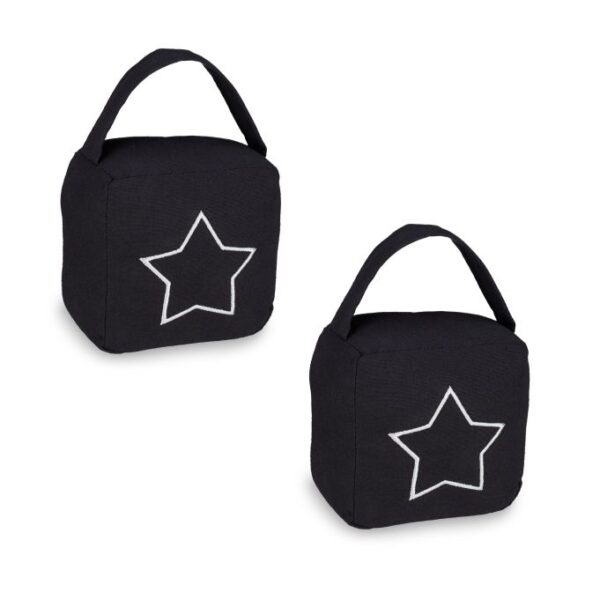 10045989_46_1_818dd8c3c22ee3b134a6cca12ca4e1e8.jpg Rinkinys iš 2 durų atramų su žvaigždutę, juodos spalvos