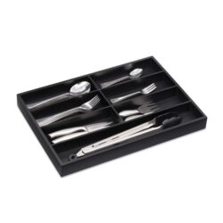 Stalo įrankių padėklas 4x44x30,5cm., juodos spalvos