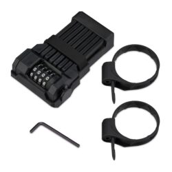 Dviračio spyna su kodu 65cm., juodos spalvos