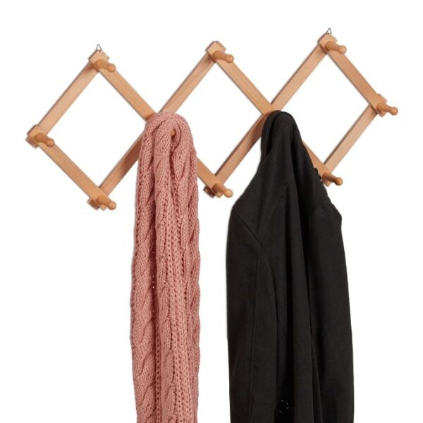 Sieninė kabykla 40x8,5x111cm., šviesiai rudos spalvos