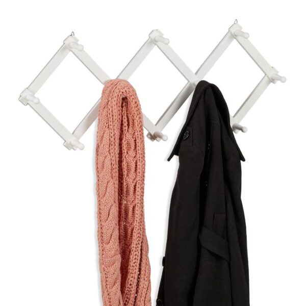 Sieninė kabykla 40x8,5x111cm., baltos spalvos