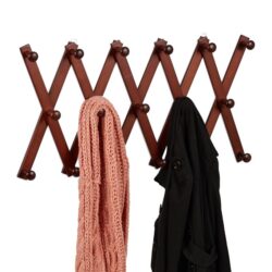 Sieninė kabykla 40x7,5x182,5cm., rudos spalvos