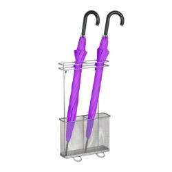 Skėčių stovas 54x30,5x15cm., sidabrinės spalvos