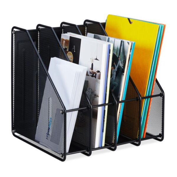 Dokumentų stovas 31,5x32x29 cm., juodos spalvos