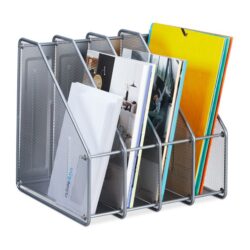 Dokumentų stovas 31,5x32x29 cm., sidabrinės spalvos