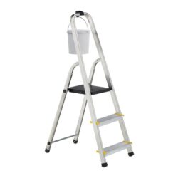 Buitinės kopečios 116x40,5x61cm., sidabrinės/juodos/geltonos spalvos