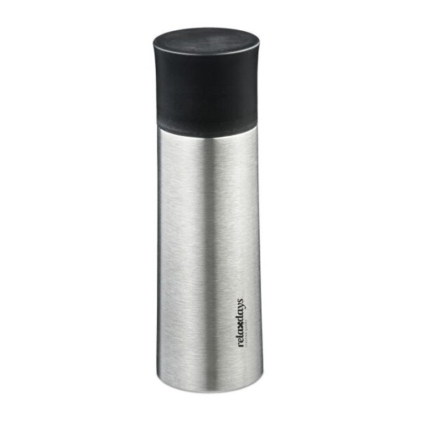 10047591_0_1_7f2e5664ac8d2a607cb4175af55a9134.jpg Gertuvė su puodeliu 22,5x7cm., sidabrinės/juodos spalvos