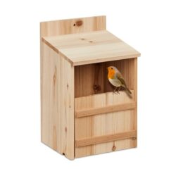 Paukščių inkilas 36x22x21cm., šviesiai rudos spalvos