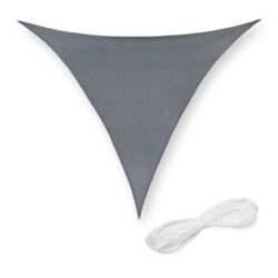 Trikampinis tentas nuo saulės 200x200x200cm., tamsiai pilkos spalvos