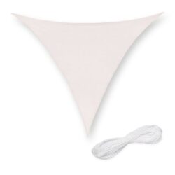 Trikampinis tentas nuo saulės 400x400x400cm., baltos spalvos