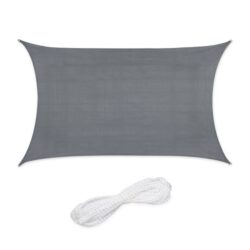 Stačiakampis tentas nuo saulės 300x200cm., tamsiai pilkos spalvos