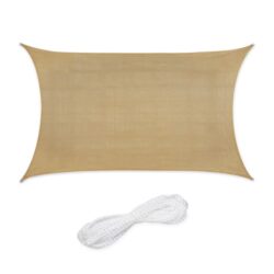 Stačiakampis tentas nuo saulės 400x300cm., smėlio spalvos