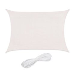Stačiakampis tentas nuo saulės 400x200cm., baltos spalvos