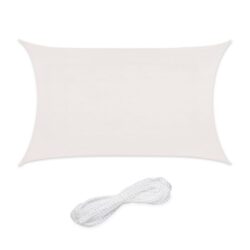 Stačiakampis tentas nuo saulės 400x300cm., baltos spalvos