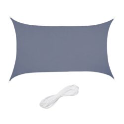 Stačiakampis tentas nuo saulės 300x200cm., tamsiai pilkos spalvos