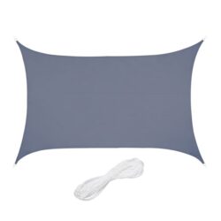 Stačiakampis tentas nuo saulės 400x300cm., tamsiai pilkos spalvos