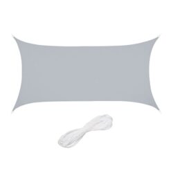 Stačiakampis tentas nuo saulės 400x200cm., pilkos spalvos
