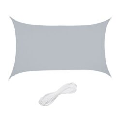 Stačiakampis tentas nuo saulės 400x300cm., pilkos spalvos