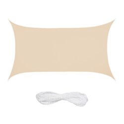 Stačiakampis tentas nuo saulės 400x300cm., smėlio spalvos