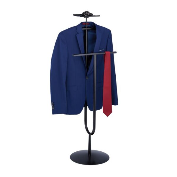 Drabužių kabykla 121x45x33,5cm., juodos spalvos