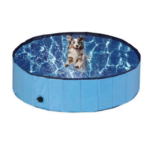 Šunų baseinas 30x120cm., tamsiai mėlynos/šviesiai mėlynos spalvos