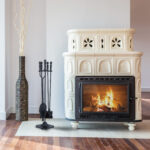 Fireplace in family room