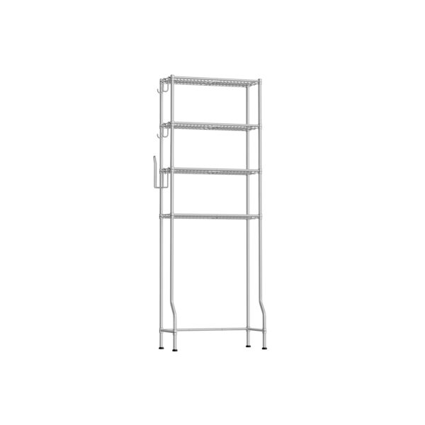 Vonios lentyna 30x63x176cm., sidabrinės spalvos